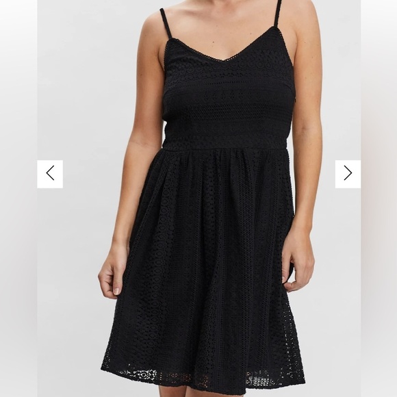 Vero Moda Dresses & Skirts - Vero Moda Black Mini dress spaghetti straps medium
